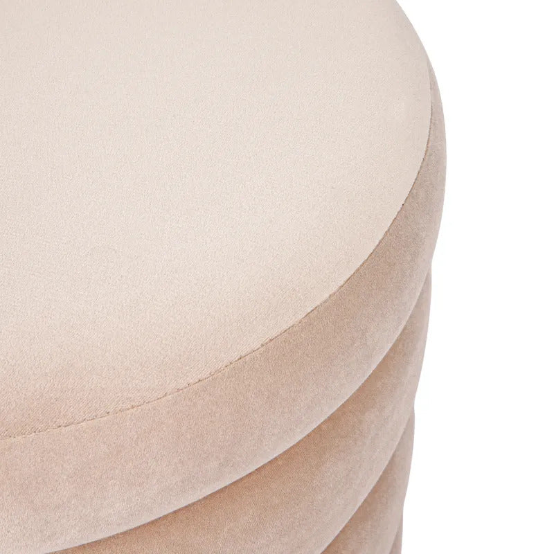 Demi Stool (Nude Velvet).