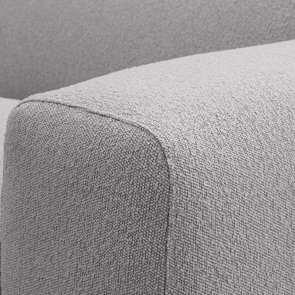 Lumi 3 Seater Sofa (Stone Grey).