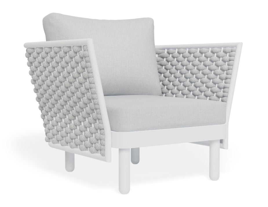 Vivia Outdoor Lounge Chair (White).