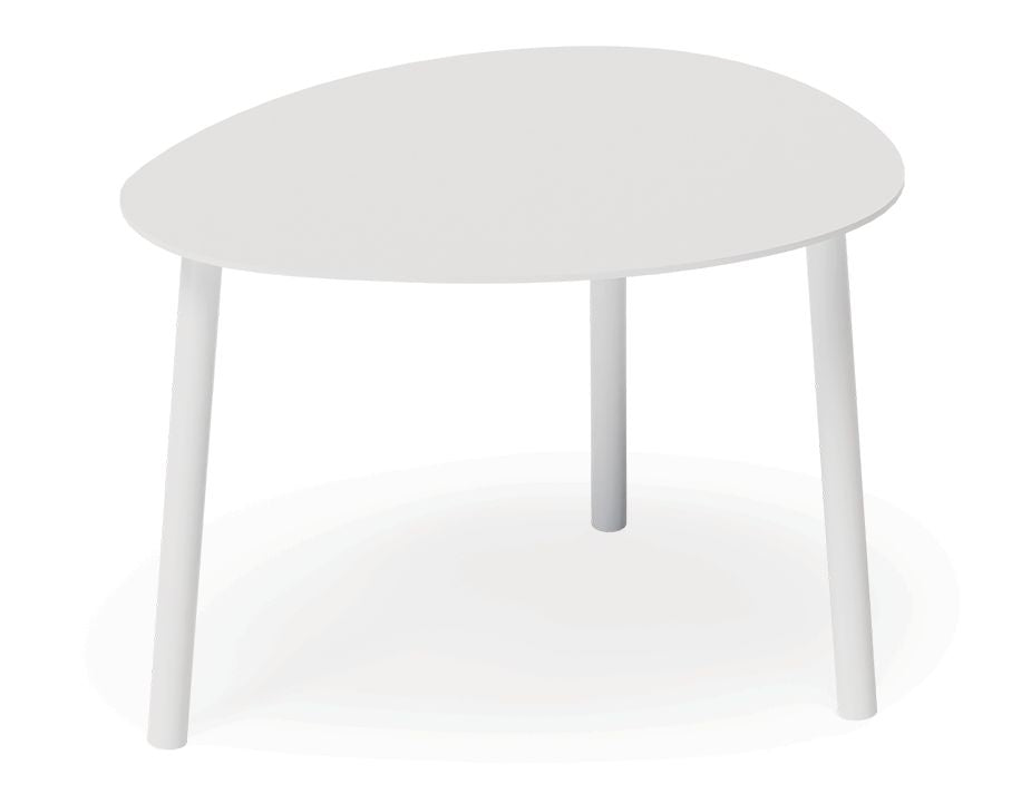 Volla Outdoor Side Table (White).