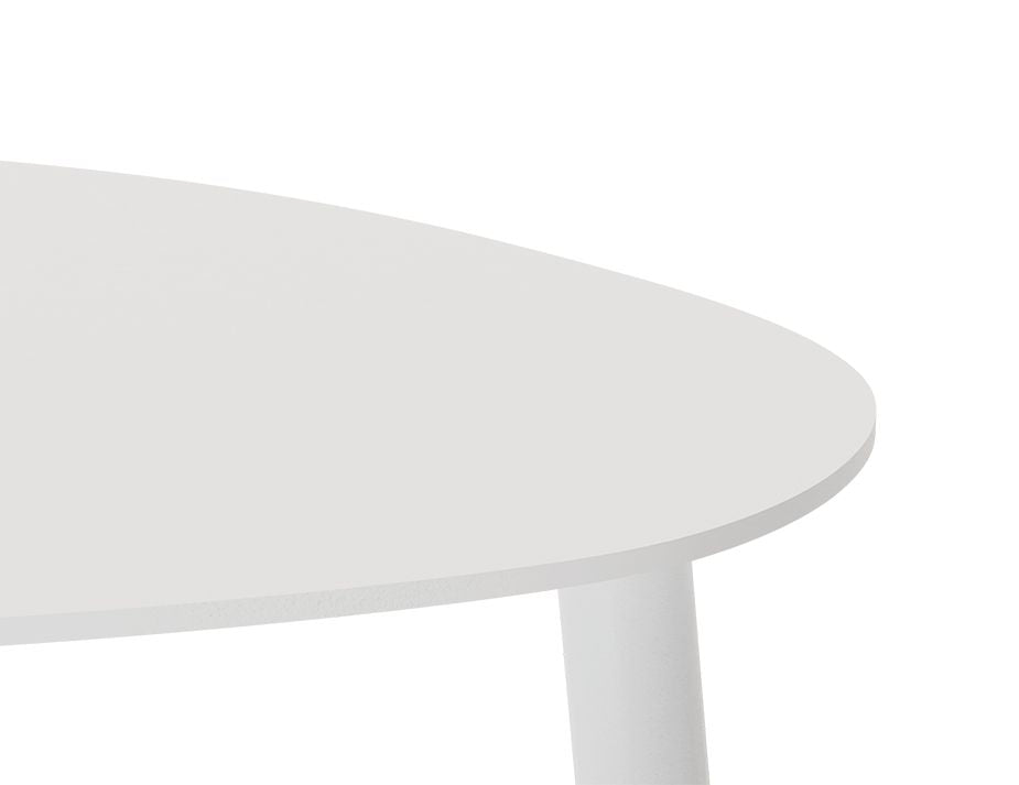 Volla Outdoor Side Table (White).